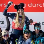 Lindsey Vonn finishes second, her second day in a row on podium